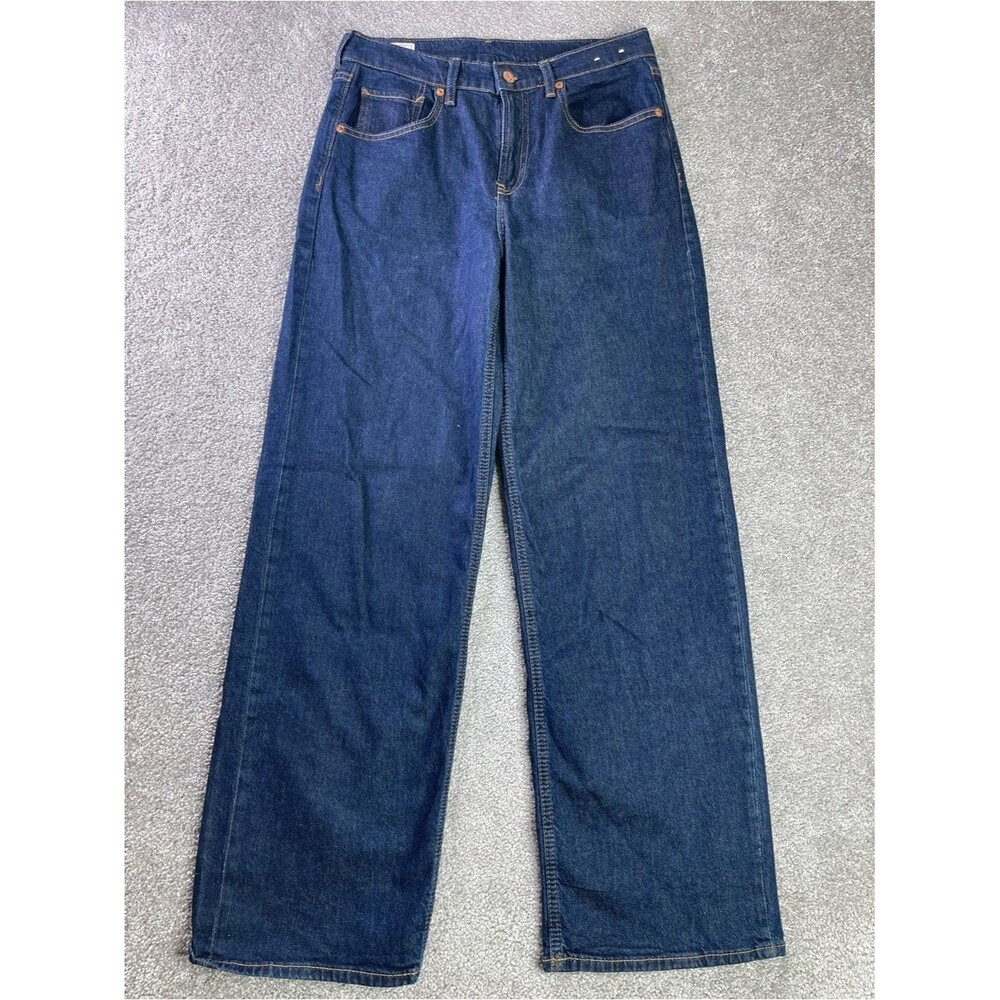 GAP ’90s Loose Mid Rise Jeans Women’s 27/4R Dark Wash Wide Leg